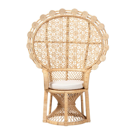 Modern European furniture - Modern Boho Peacock Accent Chair - www.oroa.com