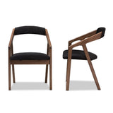 Modern European furniture - Black Velvet Dining Chairs 2 - www.oroa.com