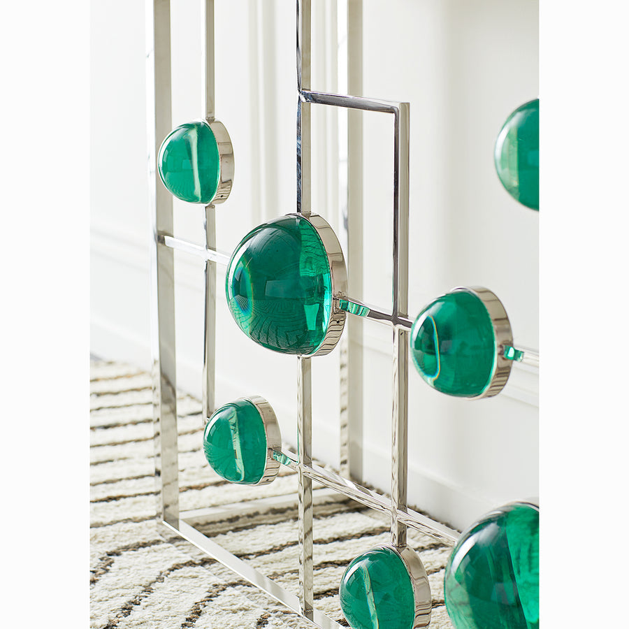Marble Fretwork Console Table | Jonathan Adler Globo | Oroa.com