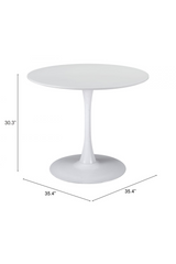 Round Pedestal Dining Table | OROA Modern Opus | Oroa.com