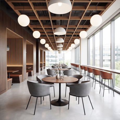 Wooden Pedestal Dining Table | OROA Modern Opus | Oroa.com