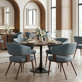 Wooden Pedestal Dining Table | OROA Modern Opus | Oroa.com