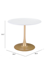 Round Pedestal Dining Table | OROA Modern Opus | Oroa.com