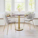 Brown Wooden Bistro Table | OROA Modern Alto | Oroa.com