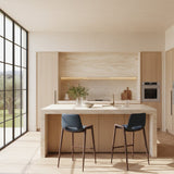 Leather Counter Stools (2) | OROA Modern Desi