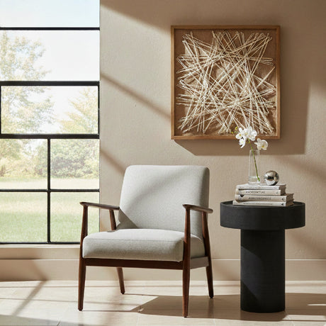 Black Wooden Side Table | OROA Modern Watson