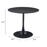 Wooden Pedestal Dining Table | OROA Modern Opus | Oroa.com