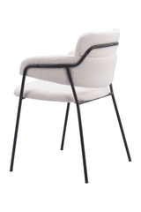 Shearling Style Dining Chairs (2) | OROA Modern Marcel | Oroa.com