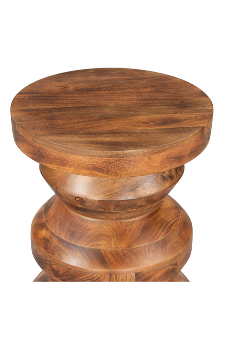 Lacquered Acacia Side Table | OROA Modern Kerala | Oroa.com