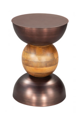 Stacked Bronze Side Table | OROA Modern Tripoli | Oroa.com