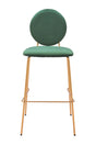 Green Velvet Bar Stools (2) | OROA Modern Odessa | Oroa.com