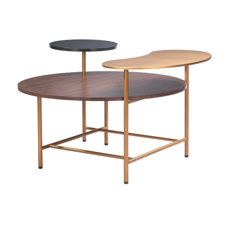 Multicolored Wooden Coffee Table | OROA Modern Viken
