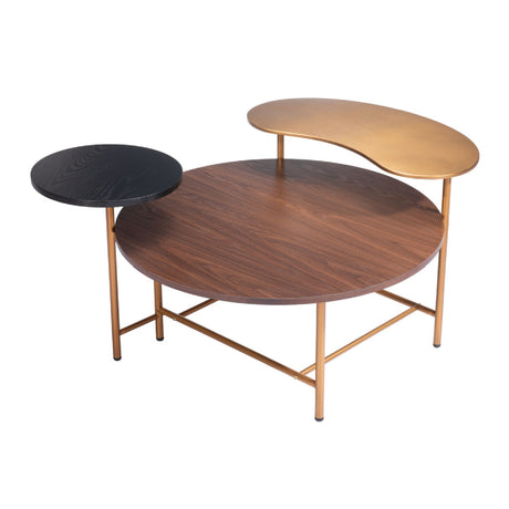 Multicolored Wooden Coffee Table | OROA Modern Viken