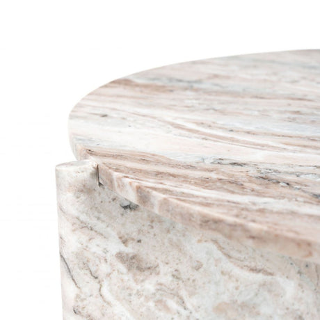 Round Marble Coffee Table | OROA Modern Lancaster