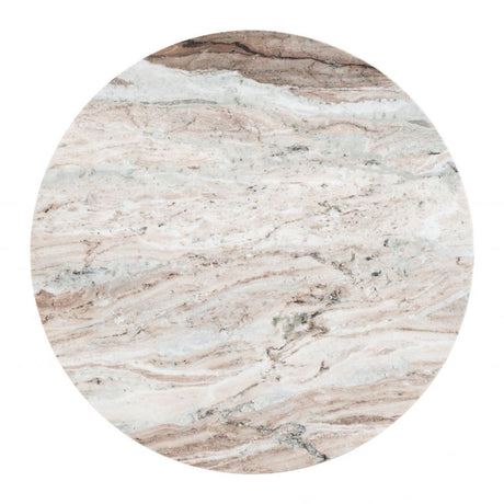 Round Marble Coffee Table | OROA Modern Lancaster