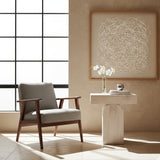 Whitewashed Mango Wood Side Table | OROA Modern Kiel