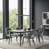 Velvet Dining Chairs (2) | OROA Modern Menlo | Oroa.com