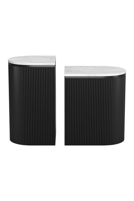 White Marble Side Table Set | OROA Modern Ormara | Oroa.com