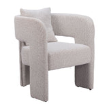Gray Curved Dining Chair | OROA Modern Melilla