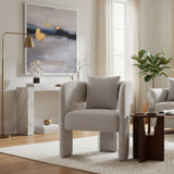 Gray Curved Dining Chair | OROA Modern Melilla