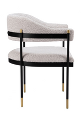 Textured Light Gray Dining Chair | OROA Modern Zadar | Oroa.com