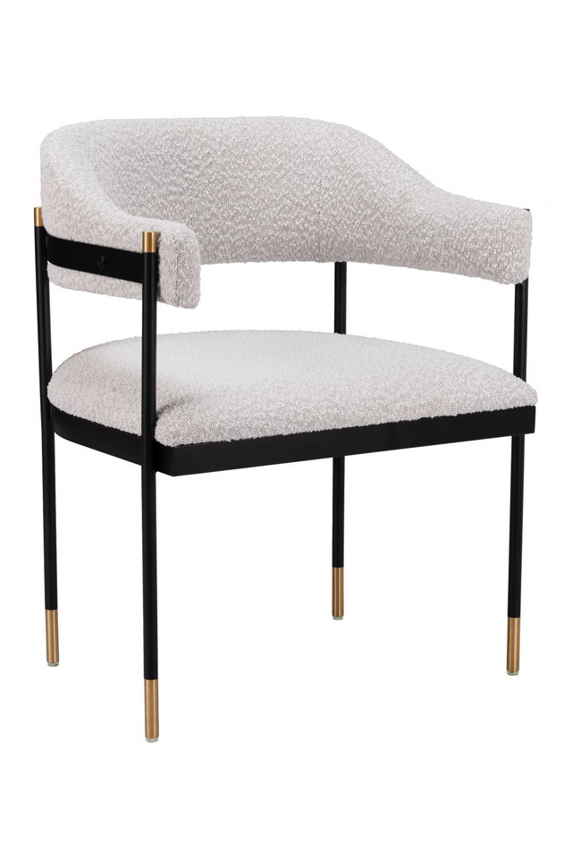 Textured Light Gray Dining Chair | OROA Modern Zadar | Oroa.com