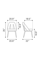 Cut-Out Detail Dining Chair | OROA Modern Artus | Oroa.com