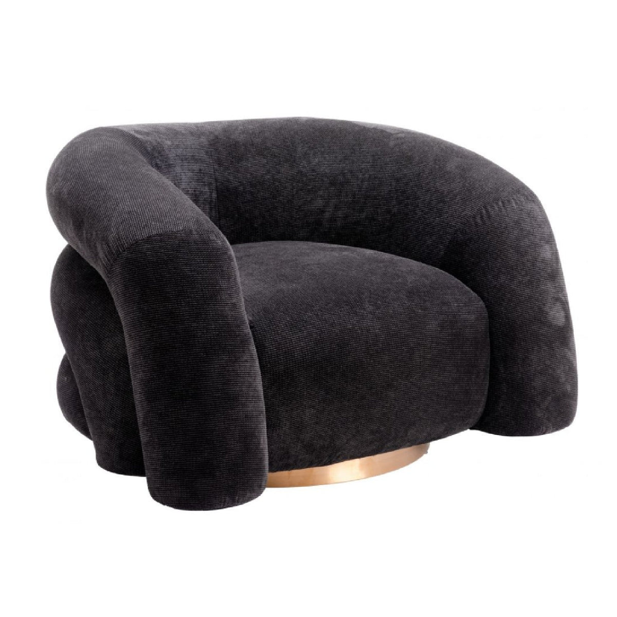 Black Velvet Accent Chair | OROA Modern Havn