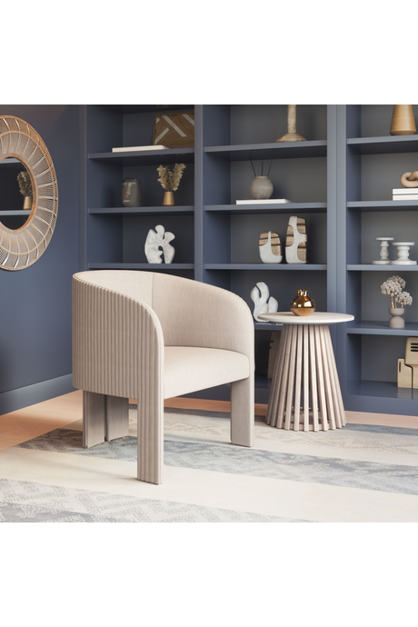 Poly Linen Accent Chair | OROA Modern Hull | Oroa.com