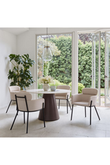 Vinyl Upholstered Dining Chairs (2) | OROA Modern Bremor | Oroa.com