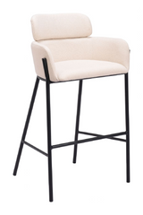 Vinyl Upholstered Bar Stool | OROA Modern Bremor | Oroa.com