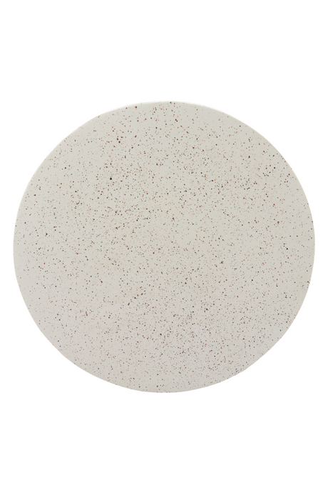 White Terrazzo-Look Side Table | OROA Modern Molli | Oroa.com