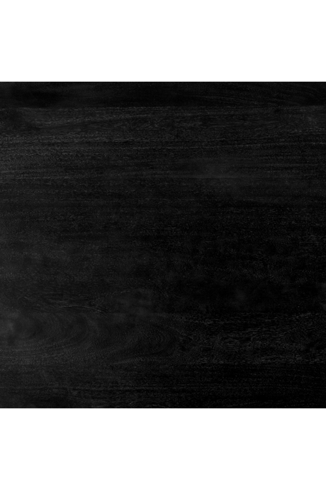 Black Acacia Wood Accent Table | OROA Modern Arasan | Oroa.com