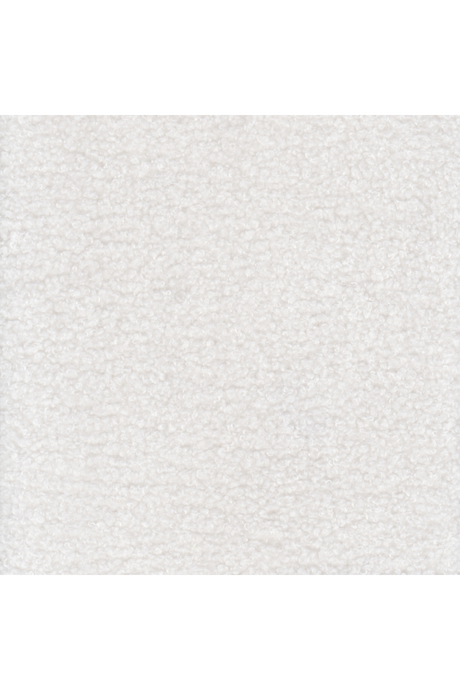 White Sherpa Fabric Accent Chair | OROA Modern Bombo | Oroa.com