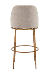 Beige Swivel Bar Stool | OROA Modern Nordhavn | Oroa.com