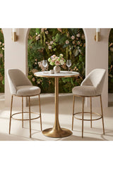 Beige Swivel Bar Stool | OROA Modern Nordhavn | Oroa.com