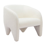 White Shearling Accent Chair | OROA Modern Lopta | Oroa.com