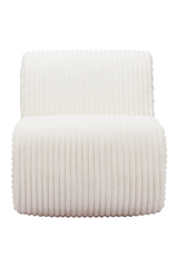 White Ribcord Accent Chair | OROA Modern Opam | Oroa.com