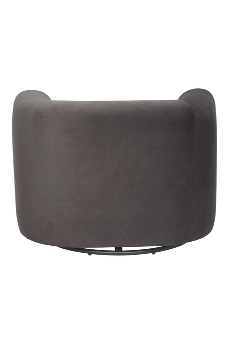 Gray Velvet Swivel Chair | OROA Modern Mugav | Oroa.com