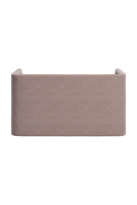 Taupe Velvet Loveseat | OROA Modern Trippel | Oroa.com
