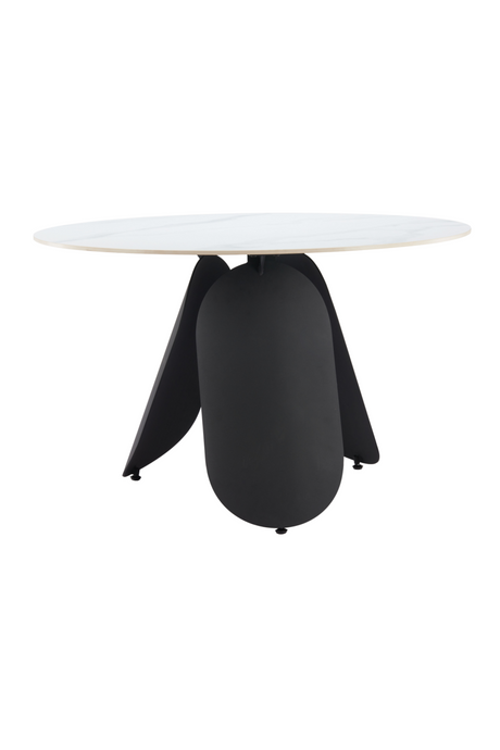 White Sintered Stone Dining Table | OROA Modern Toru | Oroa.com