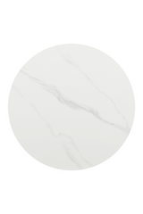 White Sintered Stone Dining Table | OROA Modern Toru | Oroa.com