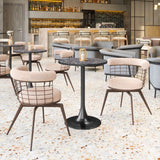 Black Terrazzo Bistro Table | OROA Modern Bite | Oroa.com