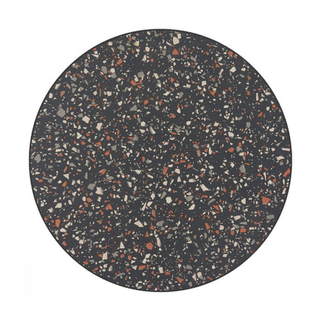 Black Terrazzo Bistro Table | OROA Modern Bite | Oroa.com