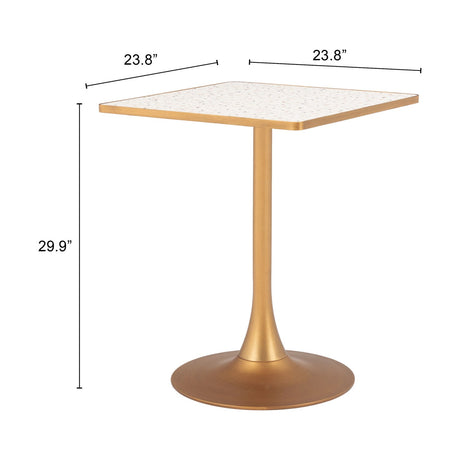 Square Terrazzo Bistro Table | OROA Modern Spot | Oroa.com