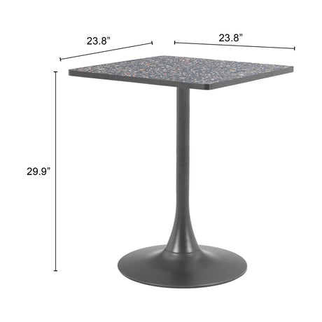 Square Terrazzo Bistro Table | OROA Modern Spot | Oroa.com
