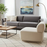 Beige Minimalist Accent Chair | OROA Modern Anese | Oroa.com