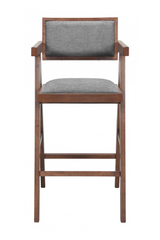 Rubberwood Framed Bar Stools (2) | OROA Modern Delhi | Oroa.com