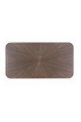 Brown Rubberwood Dining Table | OROA Modern Silea | Oroa.com