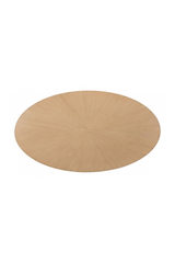 Oval Rubberwood Dining Table | OROA Modern Disque | Oroa.com